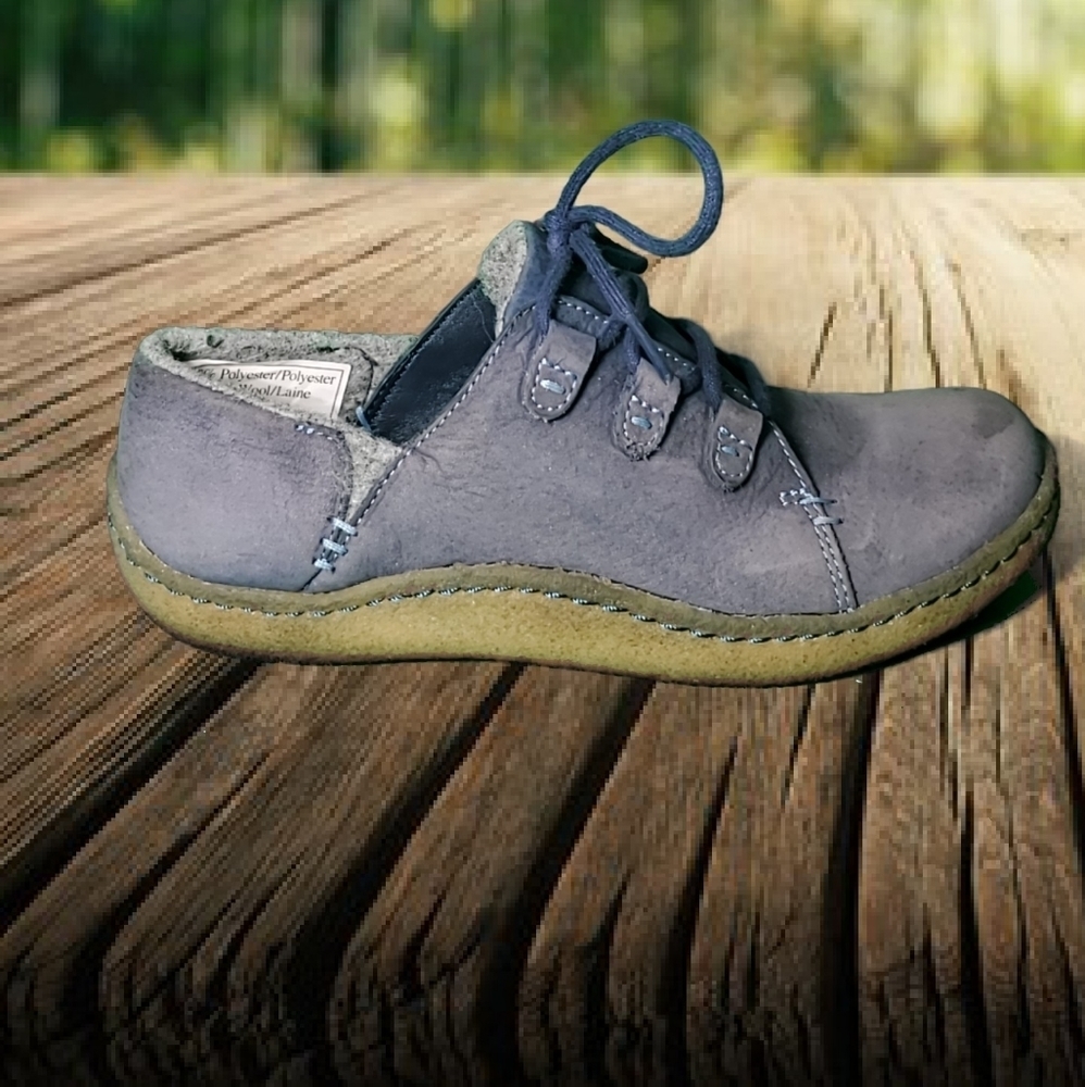 𝅺clarks Originals Latana Rustic Blue Wool Lined Des